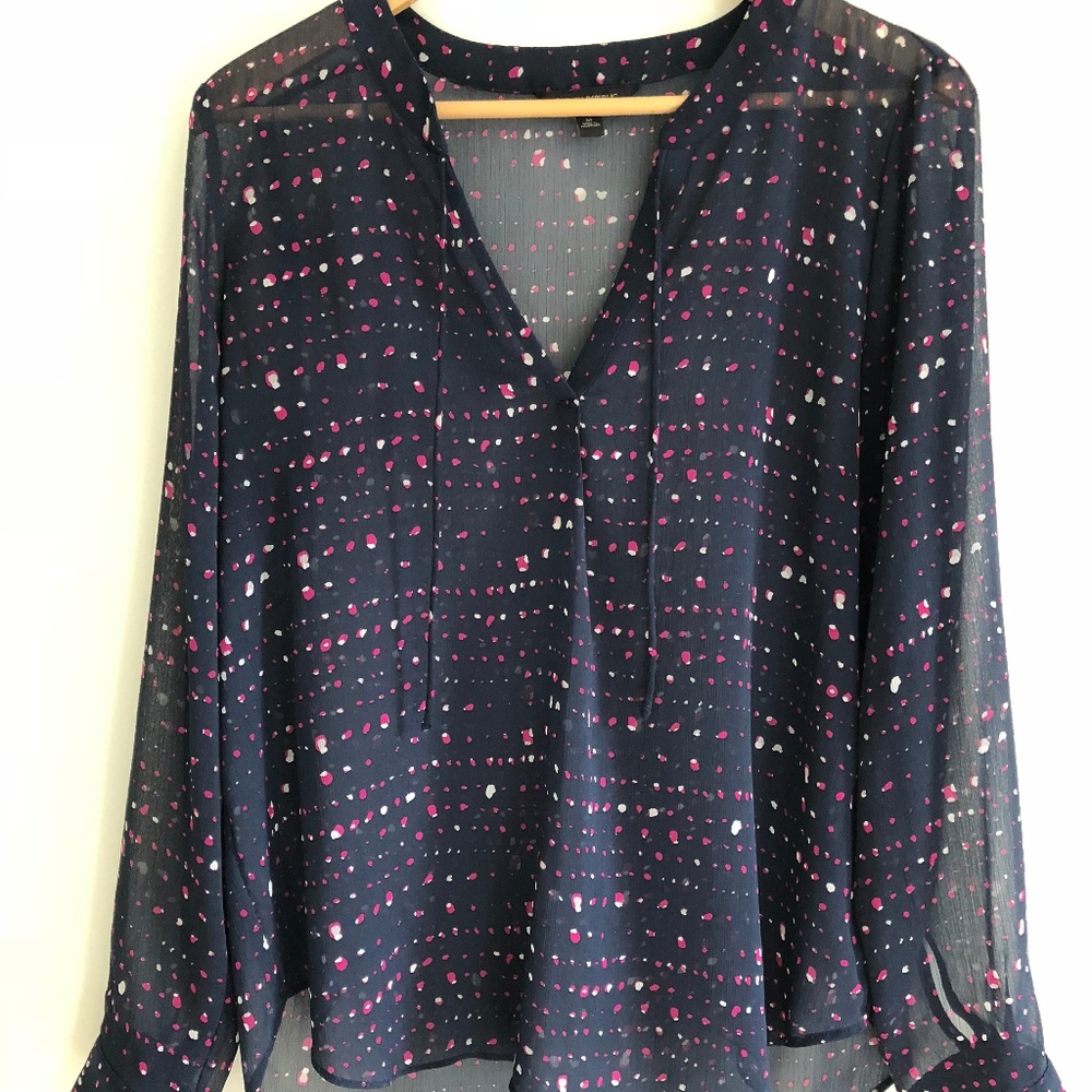 Banana Republic (Factory) Navy Blouse